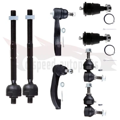For 1996-2006 Dodge Stratus Sedan 8Pcs Front Ball Joints Tie Rods Sway Bars Kit Foto 1 de 4