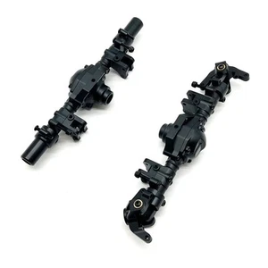 Black Aluminum Axle Housing Set, Front & Rear for CEN Ford F-250 Truck - Picture 1 of 1