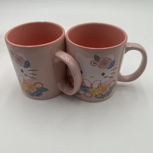 2 tazas de primavera Hello Kitty flores envío rápido el mismo día - Imagen 1 de 4