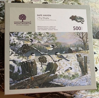 Rompecabezas Wentworth 500 piezas refugio seguro. COMPLETO USADO UNA VEZ Foto 1 de 3