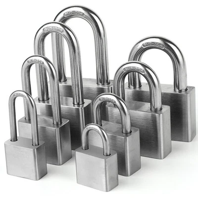 All Weather Marine Grade Padlock 304 Stainless Shackle 30mm/40mm/50mm/60mm % - Image 1 of 4