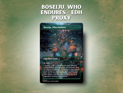 Boseiju, Who Endures - Custom Magic: The Gathering Card - Image 1 of 4