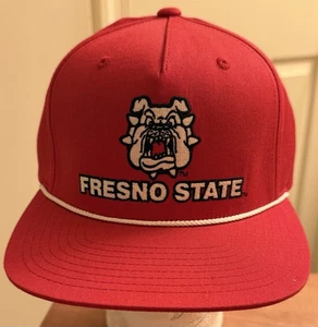 Truckermütze Kappe Fresno State University Bulldogs ROT verstellbarer Riemen Yupoong - Bild 1 von 6