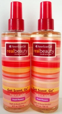 Bath Body Works AMERICAN GIRL Fragrance Splash, FRESH FLOWERS, 8 fl oz NEW x 2 - Image 1 of 3
