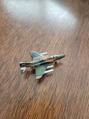 Micro Machines Military Mini F-4 Phantom Fighter Aircraft Galoob Vintage Camo - Image 1 of 4