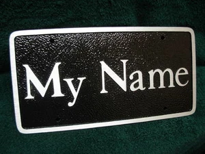 Personalized Your Letters / Front License Plate Vanity My Car Tag / Alloy BNCR - Picture 1 of 4