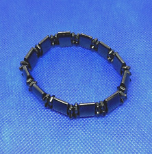 Bracelets hématite soulagement de la douleur puissant élastique-bracelets magnétiques (21309)