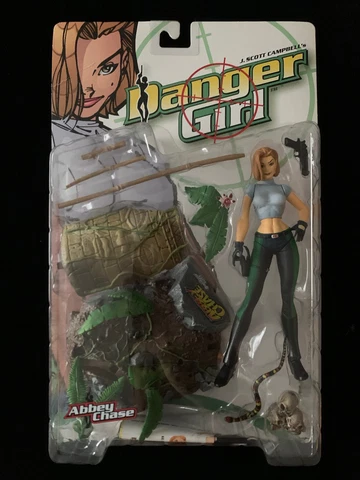 McFarlane Toys Danger Girl Abbey Chase 8” Action Figure NIB Cover