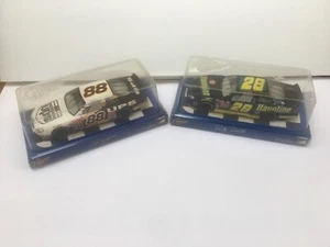 Lot of 2 Nascar Winner's Circle #88 UPS & #28 Havoline 1:24 Diecast Display Case - Picture 1 of 21