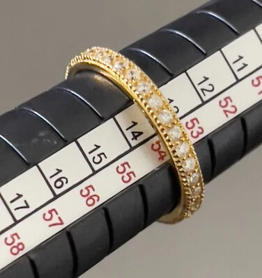 Women’s Sterling Silver Ring Size 6.5 With CZ - Image 1 of 4