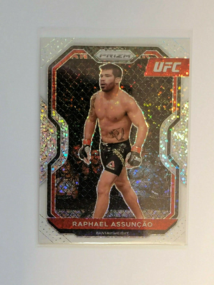 2021 Panini Prizm UFC White Sparkle Raphael Assuncao #99 SSP/20 🔥🔥💥💥 - Image 1 of 2