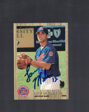 Lou Melucci Vermont Expos Signed 1999 Grandstand Card W/Our COA