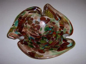 Stunning Murano Vetro Artistico Vezeniano Biomorphic Glass Bowl - Picture 1 of 5