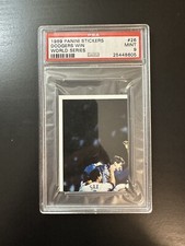 1989 Panini Stickers Dodgers Win World Series #26 PSA 9 MINT