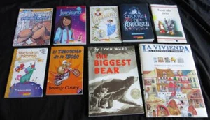 9 SPANISH CHILDREN CHAPTER BOOK LOT Award Cleary Diary Unicorn espanol kid Set - Picture 1 of 1