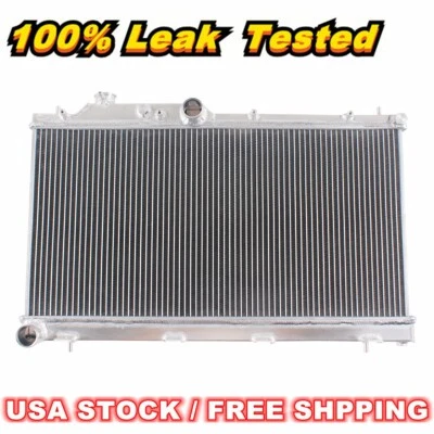 Dual Core Aluminum Radiator For 2008-2014 Subaru Impreza WRX 2.5L Turbo Manual Foto 1 de 4