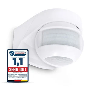 KELEA Détecteur de mouvement extérieur IP54 pour mur plafond et coins – Capte... - Foto 1 di 7