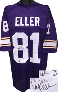 Carl Eller signed Purple TB Custom Stitched Pro Style Jersey HOF 04 XL- JSA - Picture 1 of 1