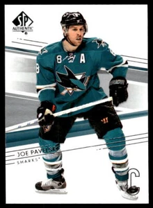 2014-15 SP Authentic #10 Joe Pavelski San Jose Sharks Hockey Card - Picture 1 of 2