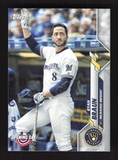 2020 Topps Opening Day   Ryan Braun #160 Milwaukee Brewers