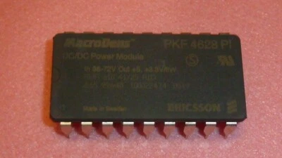 10PC ERICSSON PKF4628PI DC/DC 48V POWER MODULE IN 38-72 OUT +5V/+3.3V 6W DIP-18 - Image 1 of 4
