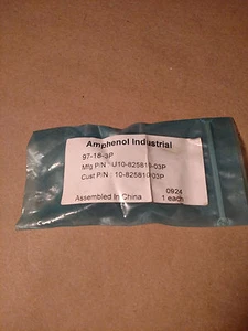 (NEW) Amphenol 97-18-3P, U10-825810-03P - Picture 1 of 2