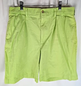 Polo Ralph Lauren Shorts Men's 32 Tyler Chino Lime Green 9 Inch Inseam - Picture 1 of 19