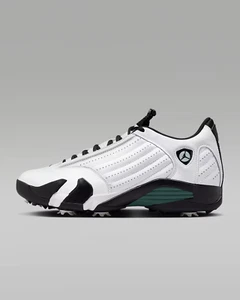 Nike Air Jordan 14 Golf HJ7710-100 Oxidized Green Men's Size US3-18 New - Picture 1 of 11