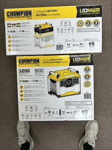 Champion 3200W Li-Ion Portable Power Station w/ Expansion Battery **BRAND NEW** - Picture 1 of 10