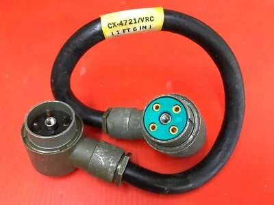 CX-4721/VRC CABLE 18 INCHES FOR AN/VRC-12, RT-524/VRC MILITARY RADIO SETS - Image 1 of 4