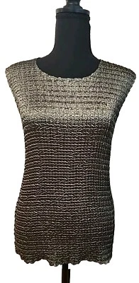 Camiseta sin mangas NICOLA Retro Y2K Arrugada Texturizada Verde Mediana Elástica/Cuello Redondo Foto 1 de 4