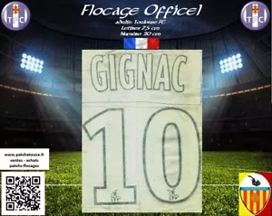 Offizielle Beflockung Trikot Toulouse.FC 09/10 Home 10 Gignac Ligue 1 Frankreich - Bild 1 von 5