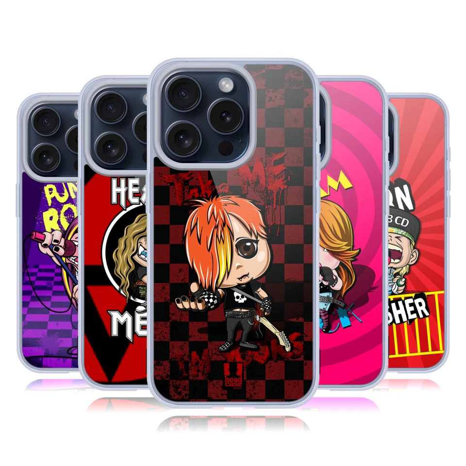 HEAD CASE KIDS OF ROCK CUSTODIA COVER MORBIDA IN GEL PER APPLE iPHONE TELEFONI - Immagine 1 di 1