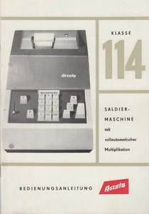 Máquina de soldadura Ascota clase 114 manual de instrucciones 1968 Berlín - Imagen 1 de 1