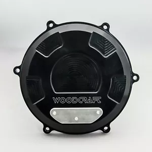 DUCATI 2018-24 PANIGALE V4 R / S WOODCRAFT RIGHT SIDE CLUTCH COVER - STEEL PLATE - Foto 1 di 10
