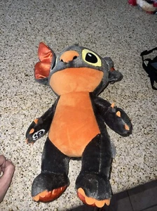Juguete de peluche Build a Bear Disney Spooky Stitch Halloween negro naranja BAB - Imagen 1 de 4