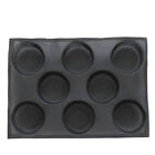 Safe and Durable Black Silicone Bun Mold for Perfectly Shaped Ice 