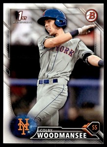 2016 Bowman Draft 1st Colby Woodmansee New York Mets #BD-86