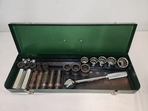 Juego de enchufes S-K Tools 1/2" 12 puntos cromo 6 puntos trinquete de impacto y caja - Imagen 1 de 13