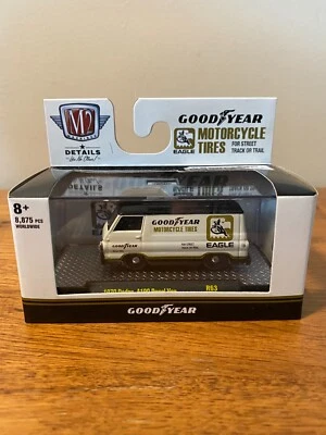 Dodge A100 1970 furgoneta panel M2 Machines Goodyear R63 8.875 piezas en todo el mundo Foto 1 de 4