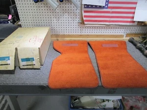81 corvette carpeted floor mats GM NOS! CINNABAR L81 14023549 50 - Picture 1 of 9