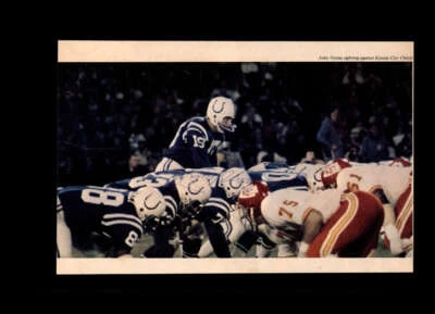 Johnny Unitas JSA Coa Vintage Colts 10x7 Signed Photo - Image 1 of 2