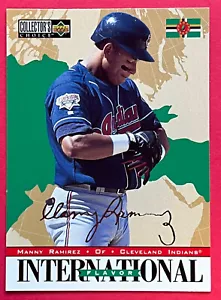 1996 Upper Deck Collectors Choice International Flavor Manny Ramirez #329 - Picture 1 of 2