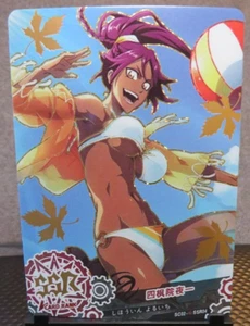 Tarjeta holográfica Yoruichi Shihouin rosa blanqueador SSR casi nueva CCG Card of God anime manga - Imagen 1 de 5