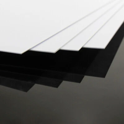 4pcs 1mm Thick 200mm x 250mm ABS Styrene Sheets Architectual Accessories - Image 1 of 4