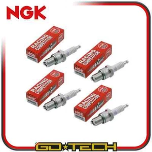 KIT 4 CANDELE NGK RACING BR9EG PLATINO CAGIVA HUSQVARNA YAMAHA HONDA TM 125 2T - Imagen 1 de 4