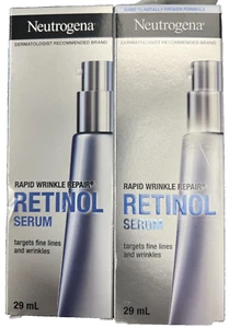 2 Suero de retinol Neutrogena Rapid Wrinkle Repair 1 fl. oz./29 ml nuevo en caja dañada - Imagen 1 de 4