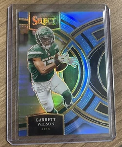 2023 Select Football Garrett Wilson #115 Light Blue Prizm /99 Premier Jets - Picture 1 of 9