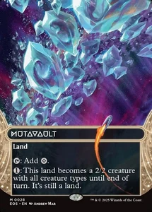 Foil Borderless Mutavault [Edge of Eternities: Stellar Sights] Near Mint - Picture 1 of 1