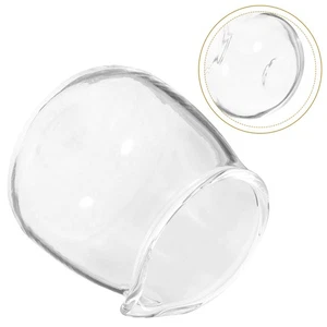 Taza de leche jarra transparente vidrio resistente al calor hombre café con leche espuma - Imagen 1 de 12